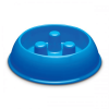 PS Plastic Slow Feeder Bowl 40oz Blue